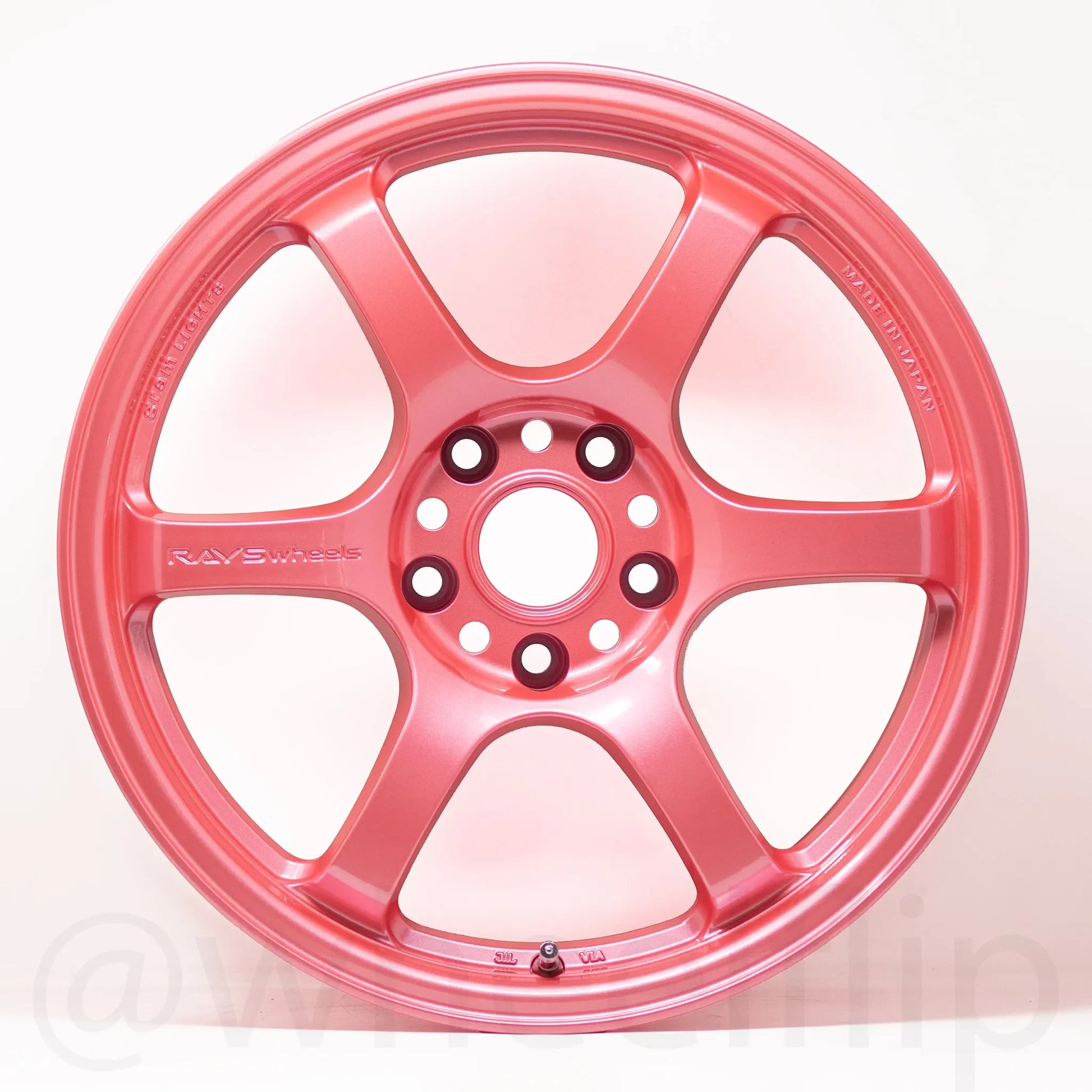 Gram Lights 57DR 17x9 +12 5x114.3 Sakura Pink (SET)