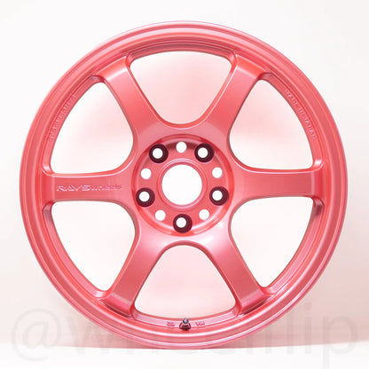 Gram Lights 57DR 17x9 +12 5x114.3 Sakura Pink (SET)