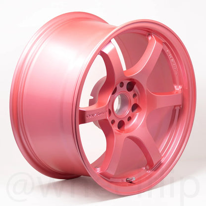 Gram Lights 57DR 17x9 +12 5x114.3 Sakura Pink (SET)