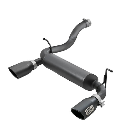 aFe 2.5in 409 SS Axle-Back Exhaust | Jeep Wrangler JL V6 3.6L (18+) (49-48067-B)