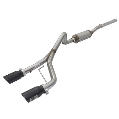 aFe Rebel 2.5in 409 SS D&S Cat-Back Exhaust Jeep Wrangler 3.6/3.8L (07-15) (49-48056-B)