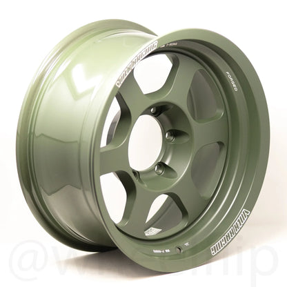 Volk Racing TE37XT M-Spec 17x8 -20 6x139.7 Matte Green (SET)