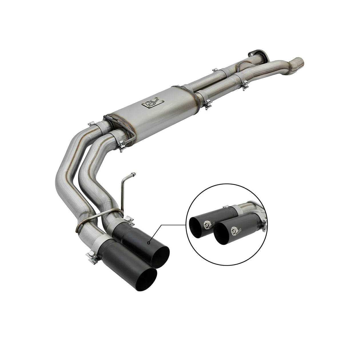 aFe Rebel 3in SS Cat-Back Exhaust | Ford F-150 Raptor V6-3.5L (17) (49-43091-B)