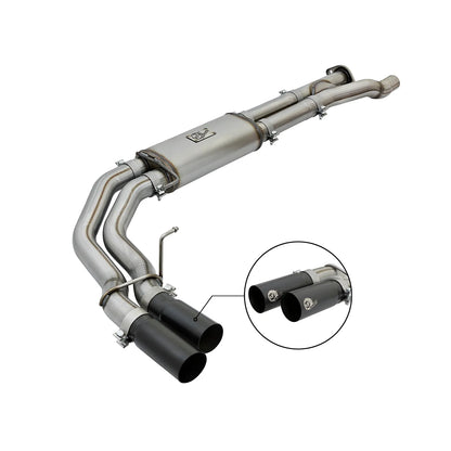 aFe Rebel 3in SS Cat-Back Exhaust | Ford F-150 Raptor V6-3.5L (17) (49-43091-B)