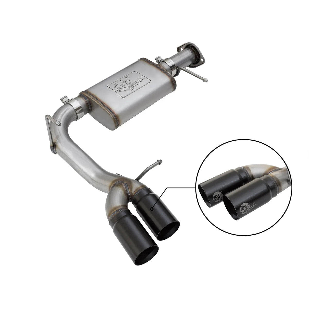 aFe Rebel 3in SS Cat-Back Exhaust | Chevy Colorado / GMC Canyon (15-20) (49-44061-B)