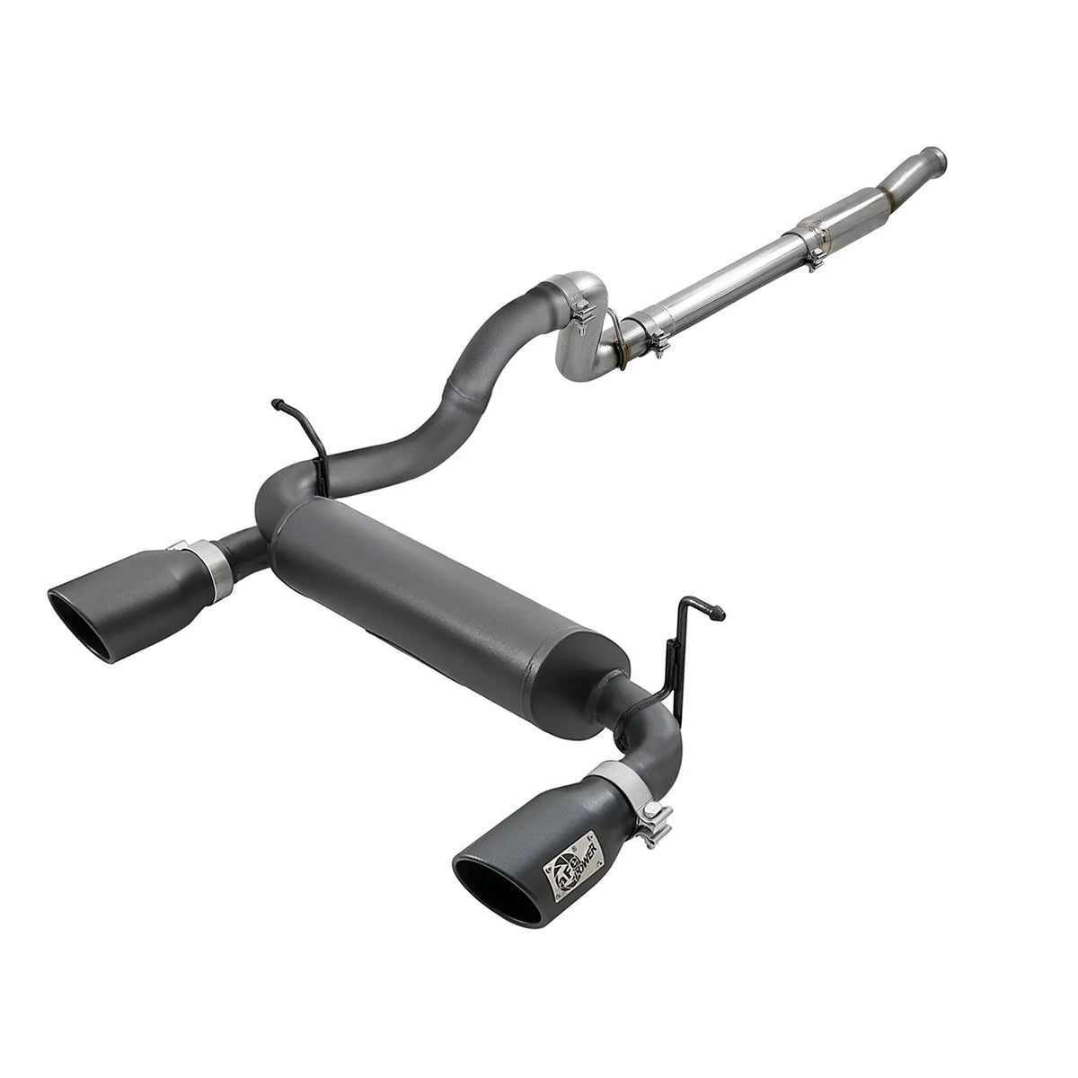 aFe 3in to 2.5in SS D&S Cat-Back Exhaust | Jeep Wrangler JL (18-21) (49-48096-B)