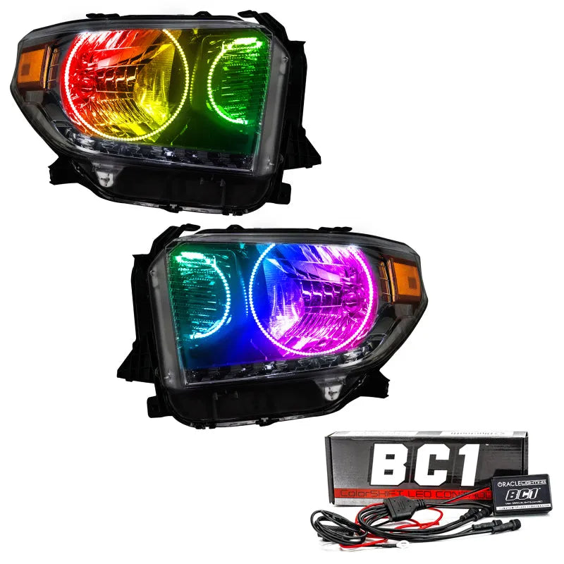 Oracle 14-17 Tundra SMD HL - Dual Halo ColorSHIFT w/ BC1 Controller (7204-335)