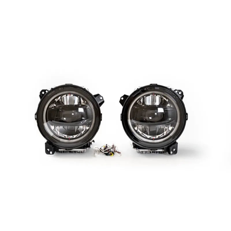 DV8 Offroad LED Projector Headlights | Jeep Gladiator/Wrangler (19-26) (HLCJL-02)