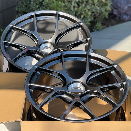 BBS FI-R 20x9.5 +50, 21x12.5 +48 CL Diamond Black (SET)