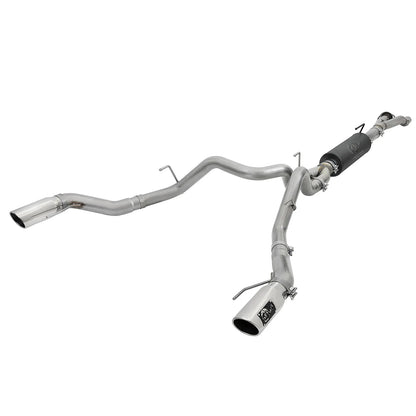 aFe MACHForce-XP 3in to 3-1/2in SS Cat-Back Exhaust | F-150 Raptor (17-18) (49-33094-P)