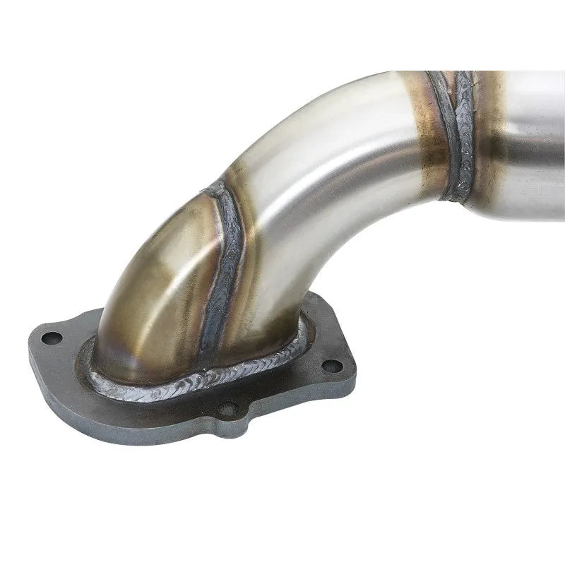 aFe 14-18 Corvette C7/Z06 Twisted Steel 3in SS Mid Pipe w/ Cat (48-34130-1YC)