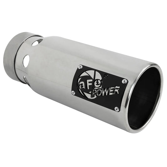 aFe 4in SS Intercooled Clamp-On Exhaust Tip Polished | Saturn 4S (49T40501-P122)