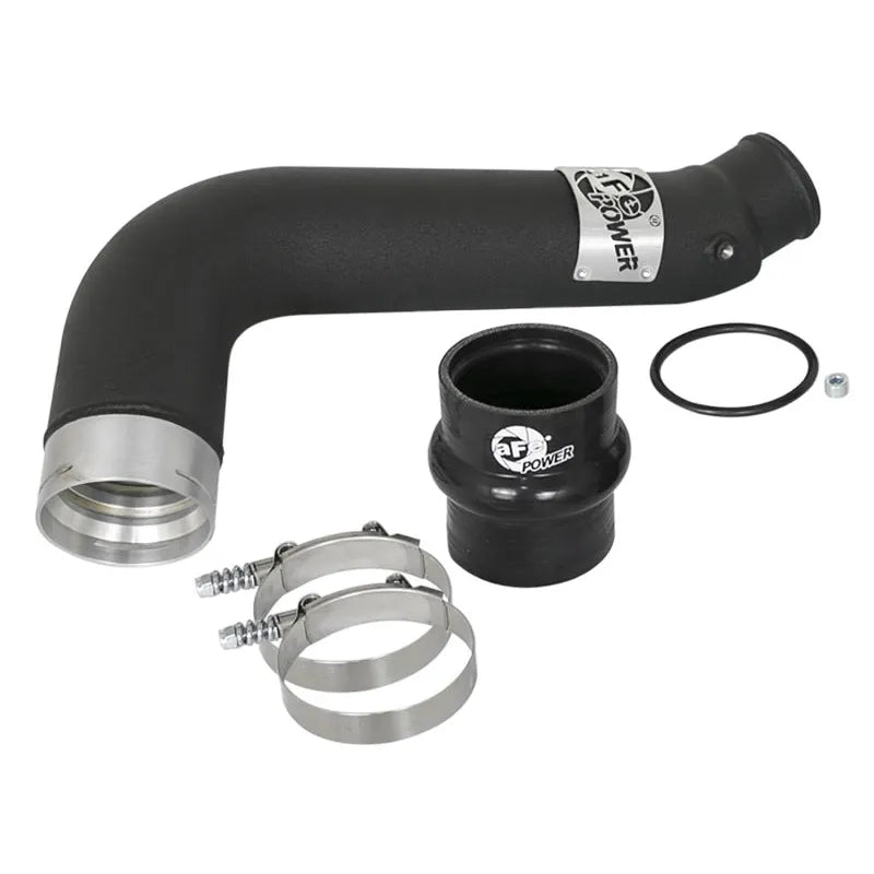 aFe BladeRunner 3in Black Intercooler Tube | GM Diesel V8 6.6L (15-19) (46-20339-B)