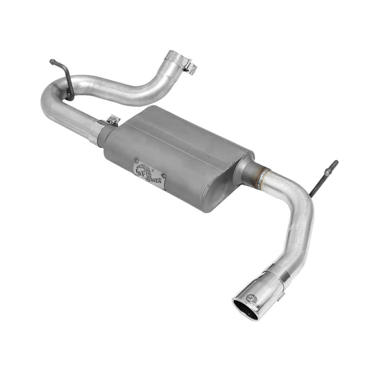 aFe 2.5in Aluminized Steel Axle-Back Exhaust Jeep JK V6-3.6/3.8L (07-18) (49-08047-P)