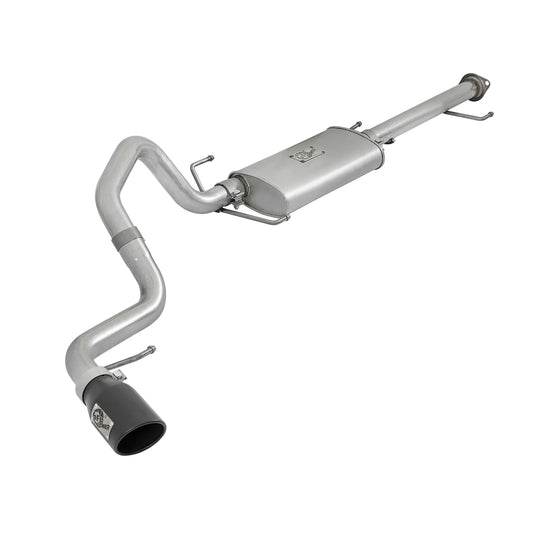 aFe 2.5in Aluminized Steel Cat-Back Exhaust w/ Black Tip Toyota FJ Cruiser (07-17) (49-06039-B)