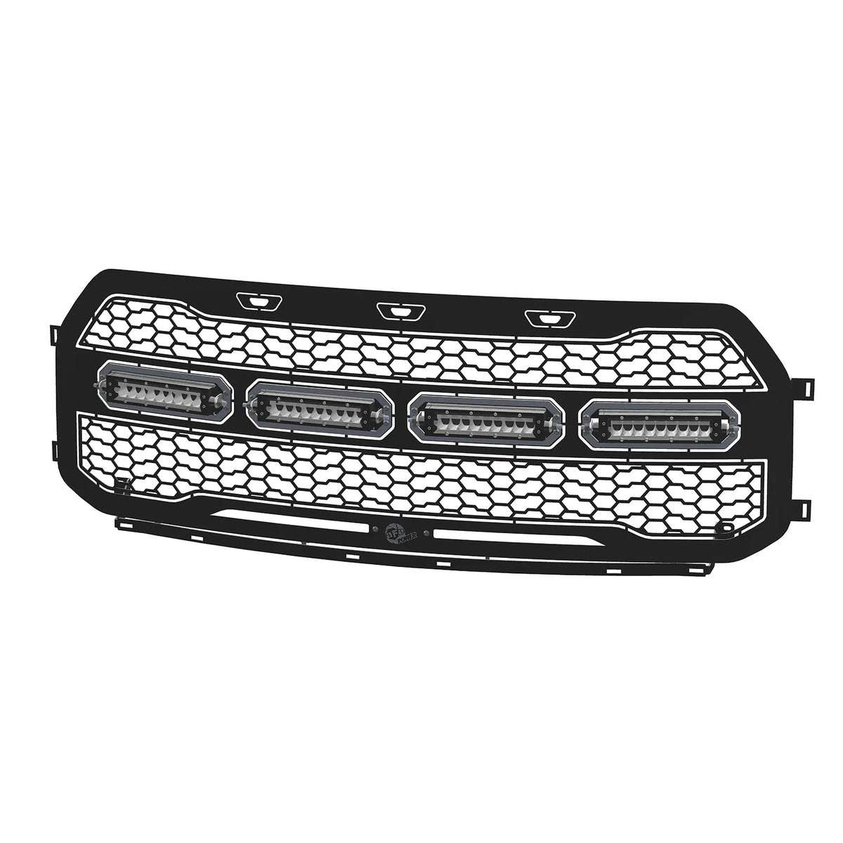 aFe Scorpion Tread Grille w/ LED Lights | Ford Raptor (17-20) (79-21001L)