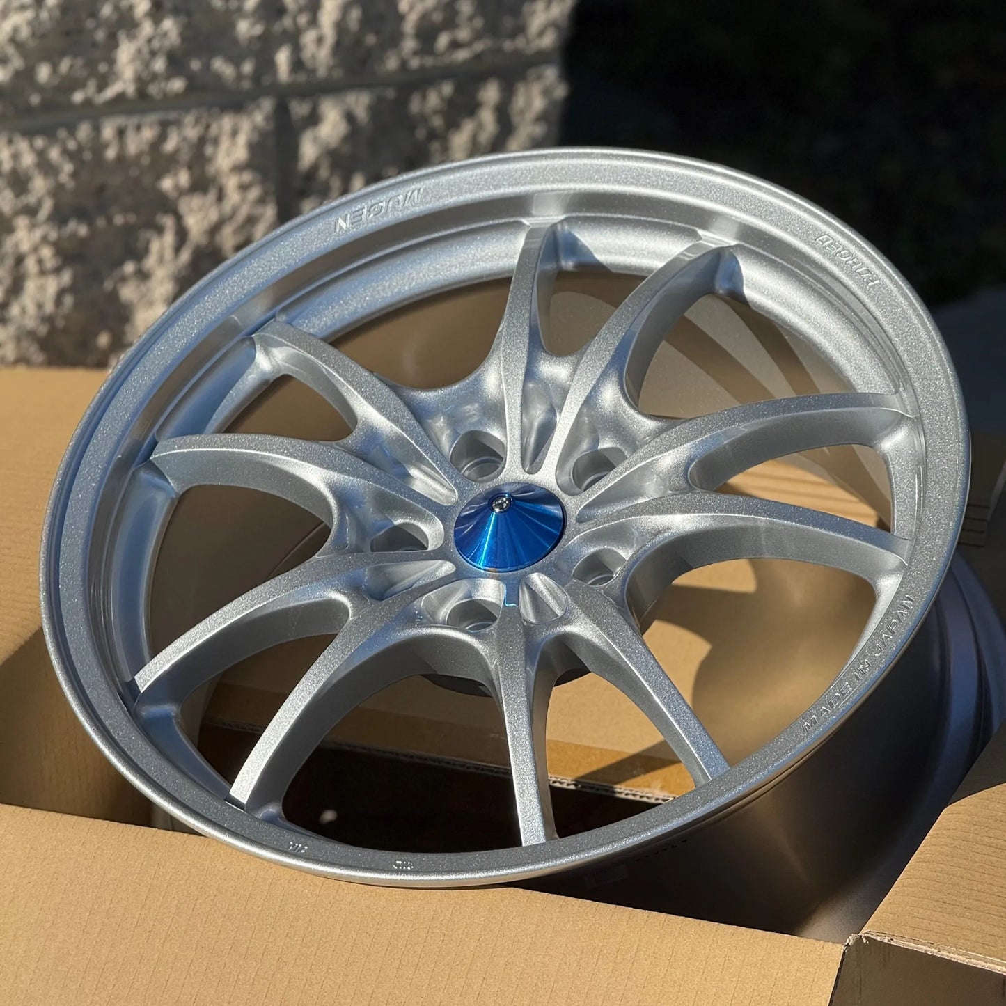 Mugen MF10 17x8 +45 5x114.3 Silver (SET)