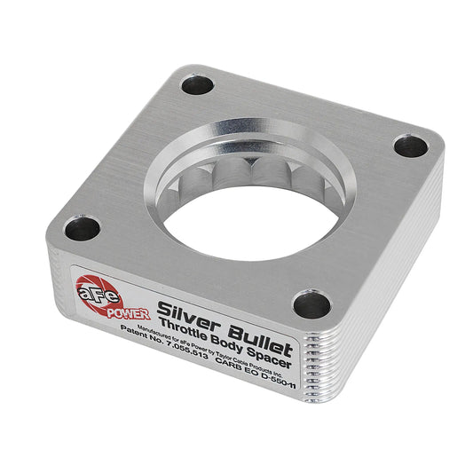 aFe Silver Bullet Throttle Body Spacer Kit | Jeep Wrangler TJ/YJ (91-06) 4.0L (46-35001)