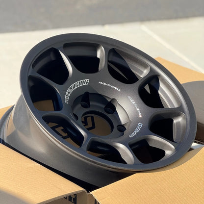 Volk Racing ZE40X 17x8.5 +0 6x135 Blast Black 2 (SET)