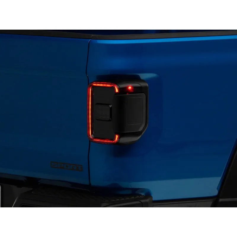 Raxiom 20-23 Jeep Gladiator JT Smoked LED Tail Lights | Jeep Gladiator (19-26) (JG10490)