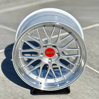 BBS LM 19x9 +38, 19x10 +40 5x114.3 Diamond Silver (SET)