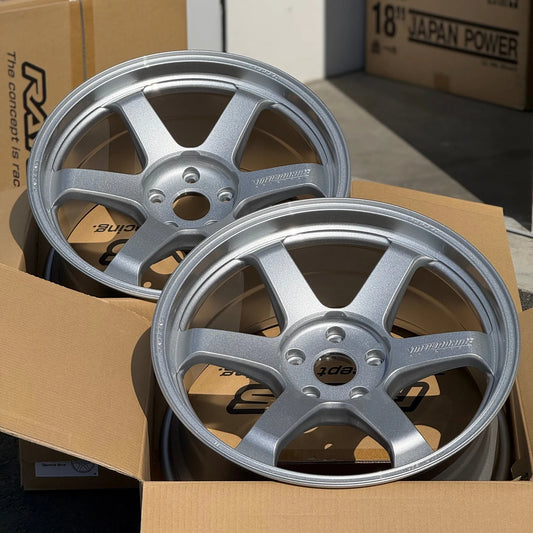 Volk Racing TE37 Ultra M-Spec 19x9.5 +23, 19x11 +37 5x120 Diamond Silver (SET)