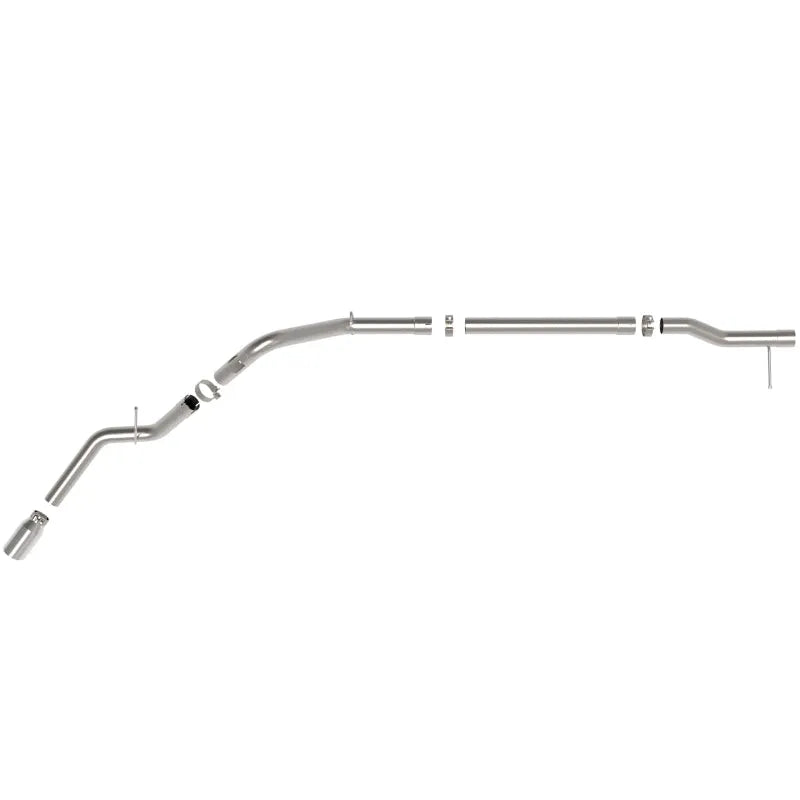 aFe 23-24 GM L6 HD 3in SS DPF-Back Exhaust w/Polished Tip (49-44144-P)