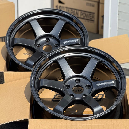 Volk Racing TE37 Ultra M-Spec 19x9.5 +23, 19x11 +37 5x120 Dark Gunmetal (SET)