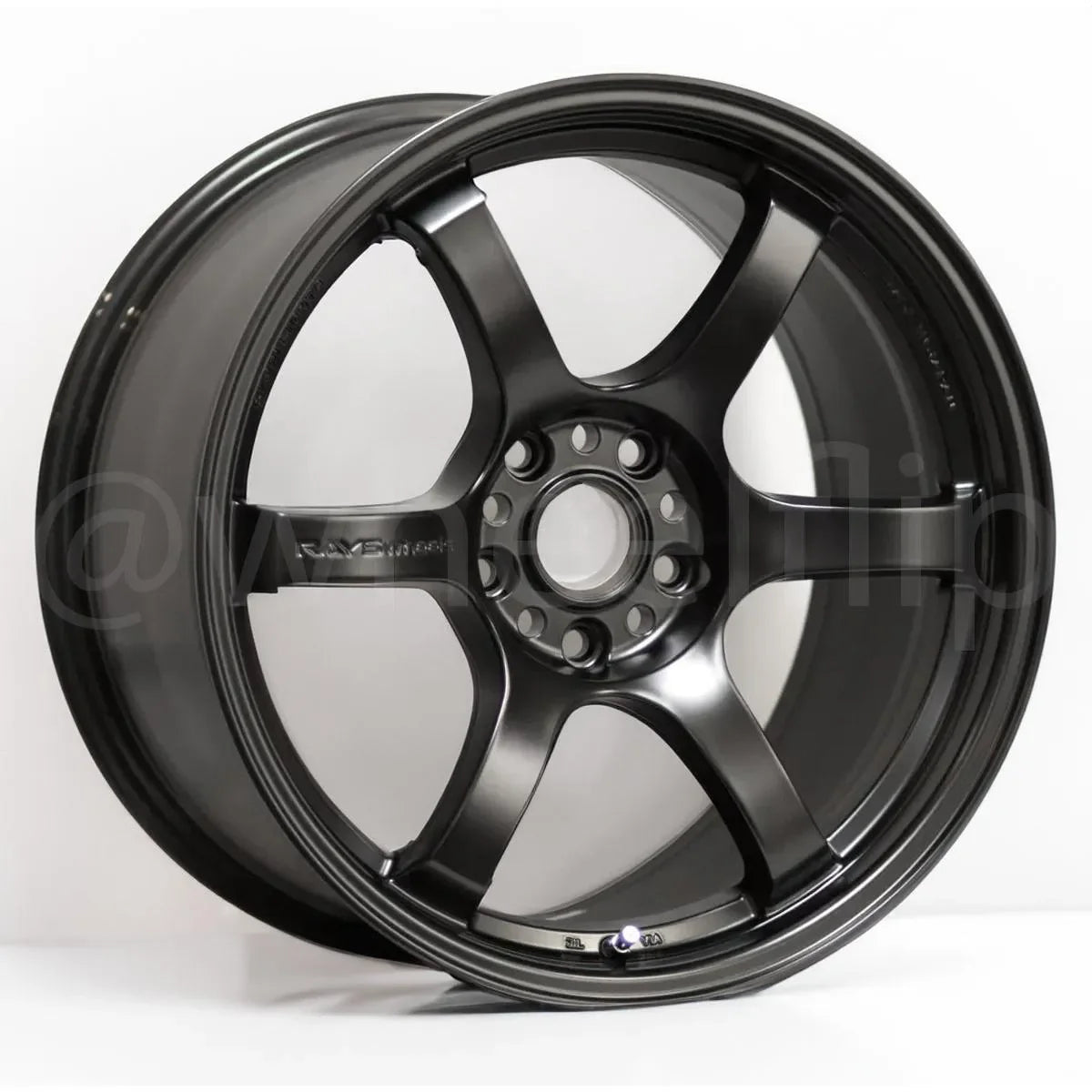 Gram Lights 57DR 18x9.5 +38 5x100 Semi Gloss Black (SET)