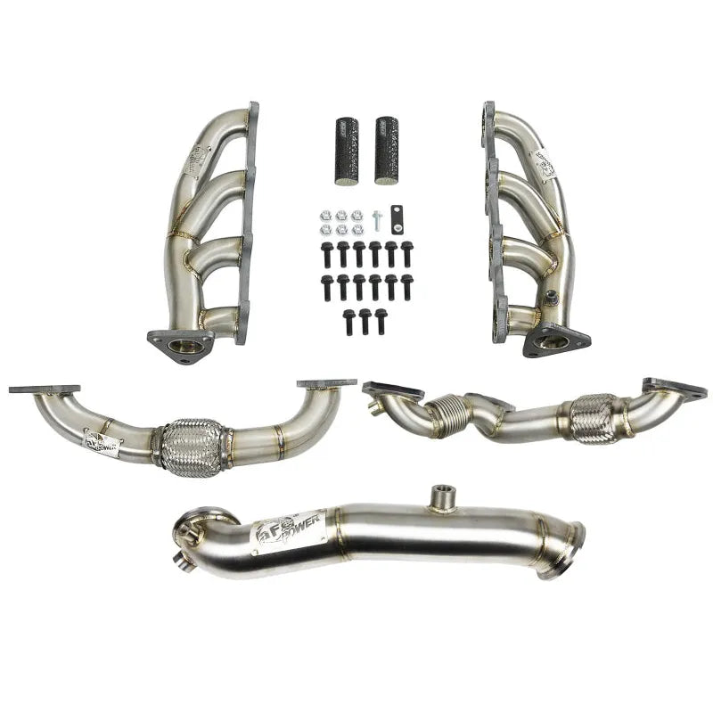 aFe Twisted Steel Headers Up/Down GM 07-19 (48-34139)