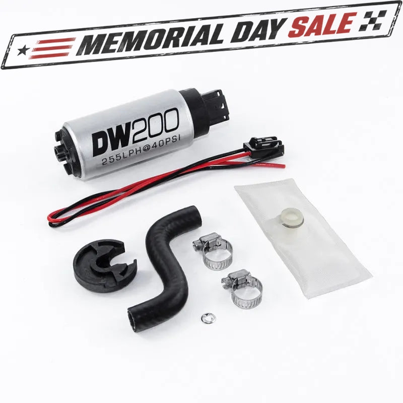 DeatschWerks 85-97 Ford Mustang 255 LPH DW200 In-Tank Fuel Pump w/ Install Kit