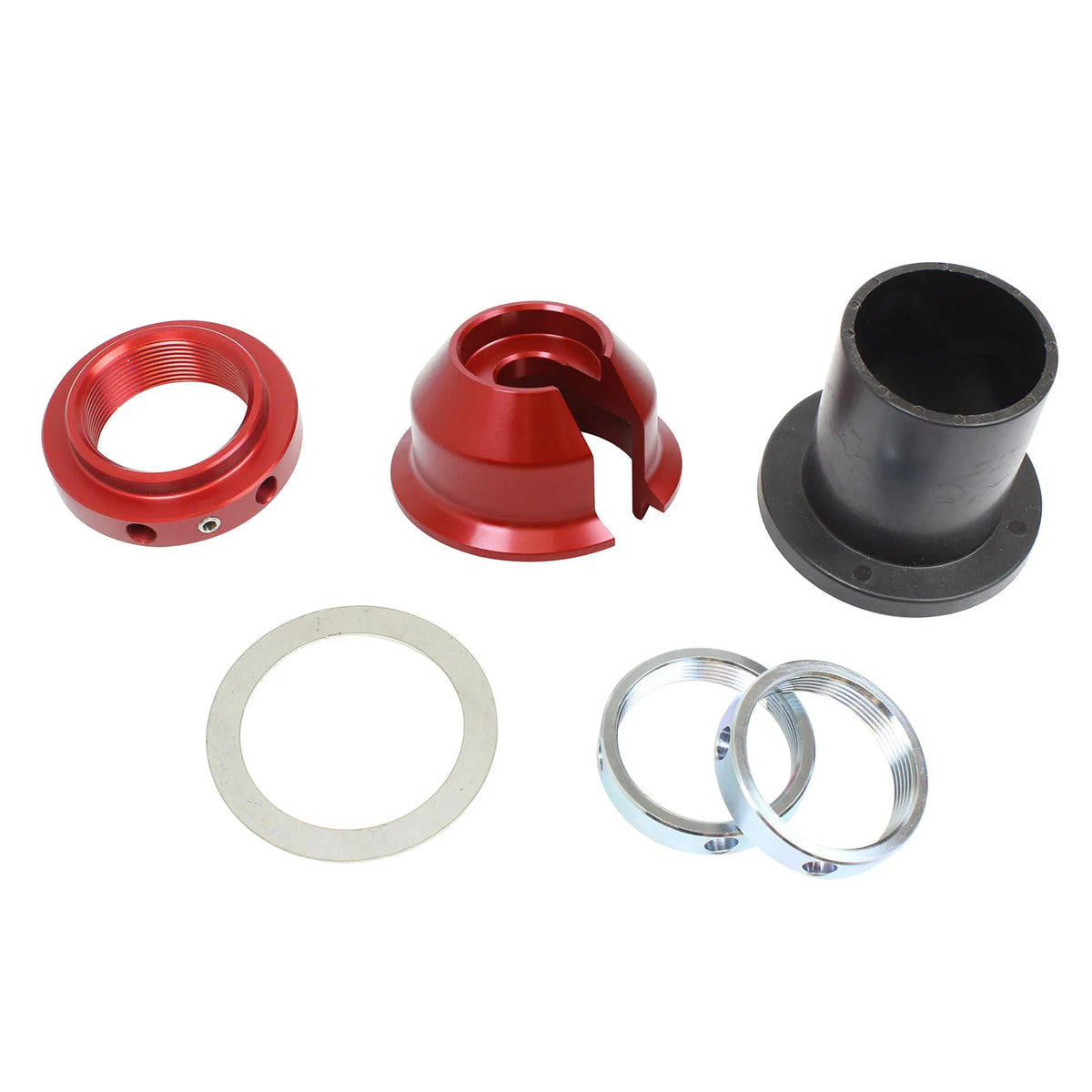aFe Sway-A-Way 2.5 Coilover Spring Seat Collar Kit Dual Rate Extended Seat | (56080-SP23)
