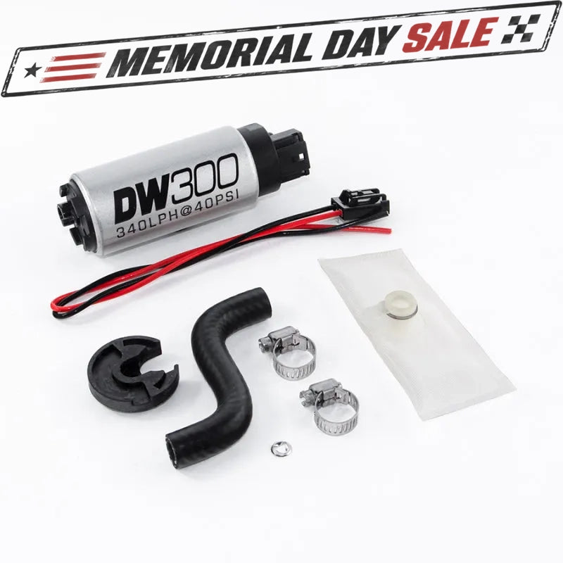 DeatschWerks 85-97 Ford Mustang DW300 320 LPH In-Tank Fuel Pump w/ Install Kit