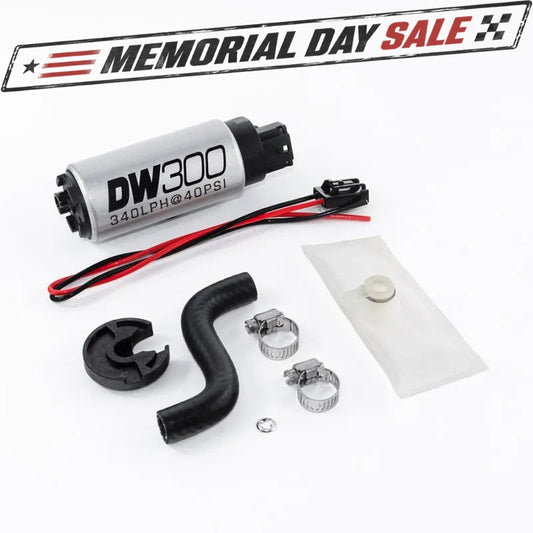 DeatschWerks 85-97 Ford Mustang DW300 320 LPH In-Tank Fuel Pump w/ Install Kit