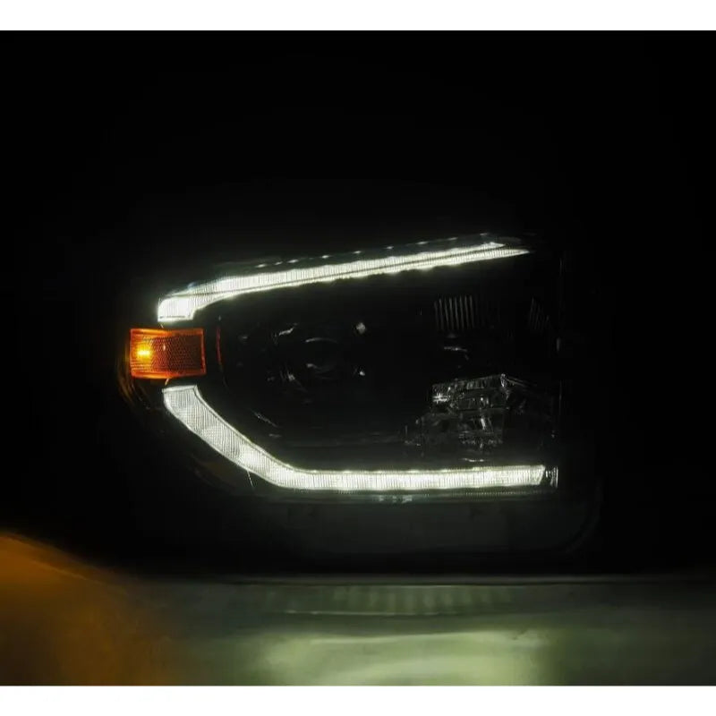 AlphaRex 14-21 Toyota Tundra PRO-Series Projector Headlights w/Seq Sig & DRL (880839)