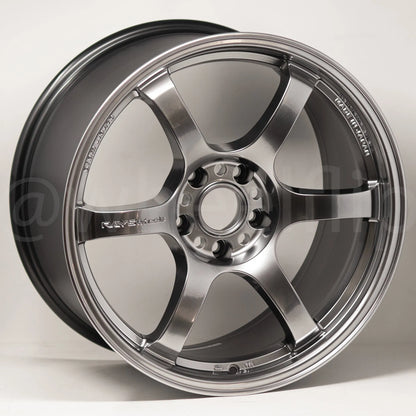 Gram Lights 57DR 18x9.5 +38 5x114.3 Grace Silver (SET)