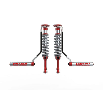 aFe 2.5in F&R Coilover Kit w/ Remote Reservoirs & Compression Adjusters | Ford F150/R (301-5600-10)