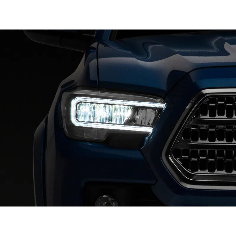 Raxiom 16-23 Toyota Tacoma LED DRL Headlights | Black Housing (TT8291)