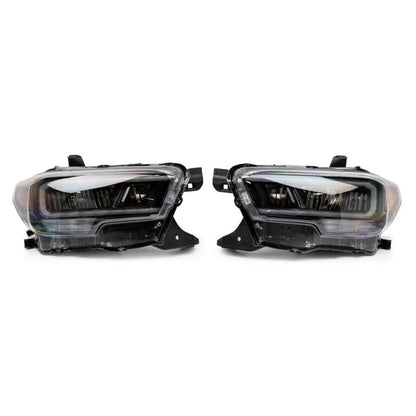 Raxiom 16-23 Toyota Tacoma LED DRL Headlights | Black Housing (TT8291)
