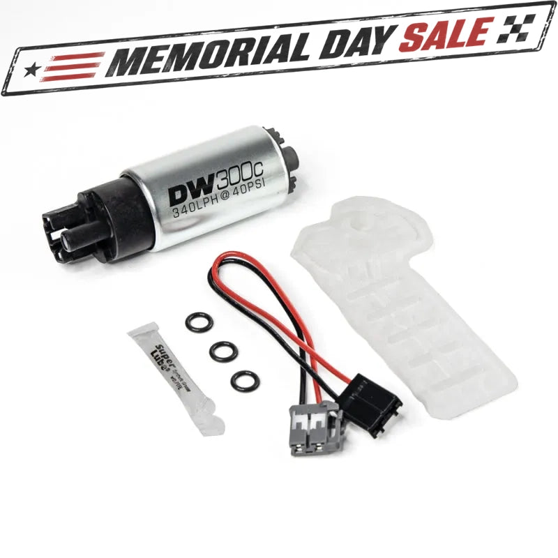 DeatschWerks 2016+ Infinity Q50 340lph Compact Fuel Pump w/o clips w/ 9-1061 install kit