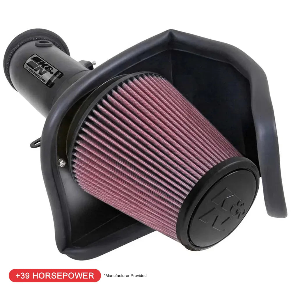 K&N Typhoon Air Intake System | 2015-2016 Dodge Charger/Challenger SRT Hellcat (69-2550TTK)