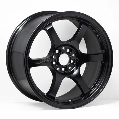 Gram Lights 57DR 17x9 +22 5x114.3 Semi Gloss Black (SET)