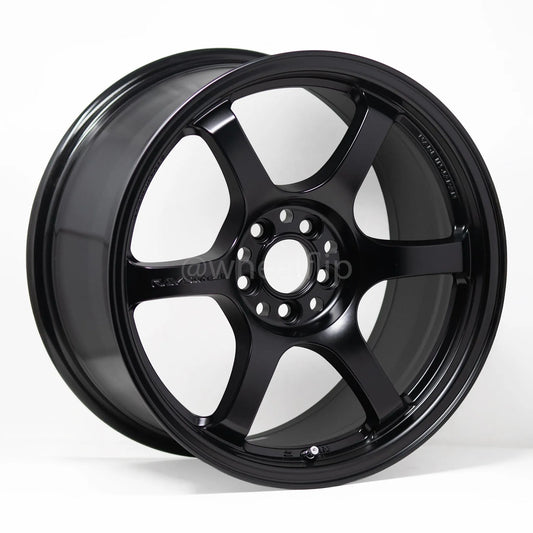 Gram Lights 57DR 17x9 +22 5x114.3 Semi Gloss Black (SET)