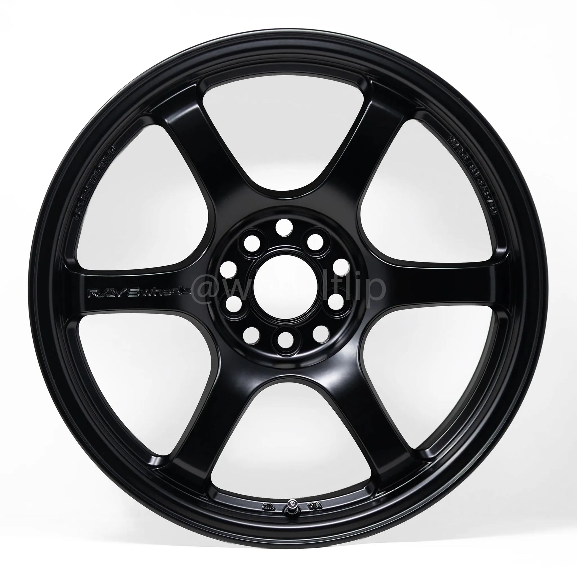 Gram Lights 57DR 17x9 +22 5x114.3 Semi Gloss Black (SET)