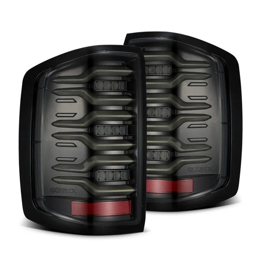 AlphaRex Luxx-Series LED Tail Lights | Chevy Silverado 1500/2500/3500 (14-19) (620040)