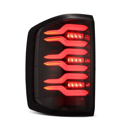 AlphaRex Luxx-Series LED Tail Lights | Chevy Silverado 1500/2500/3500 (14-19) (620040)