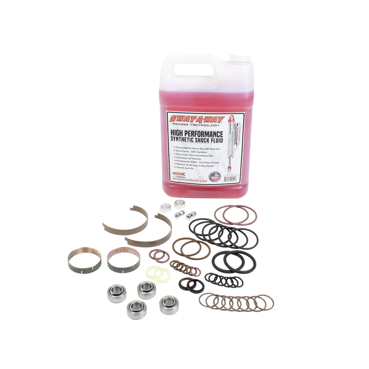 aFe Sway-A-Way Master Rebuild Kit for 2.5 Shock w/ 7/8in Shaft | (56000-SP01)