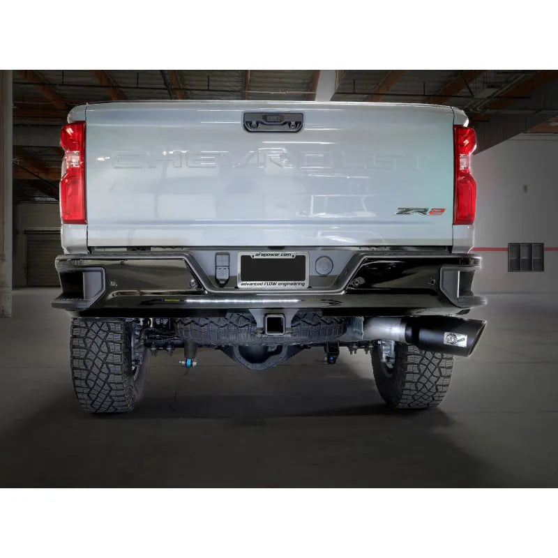 aFe HD 5in SS DPF-Back Exhaust | GM Diesel Trucks (49-44147-B)