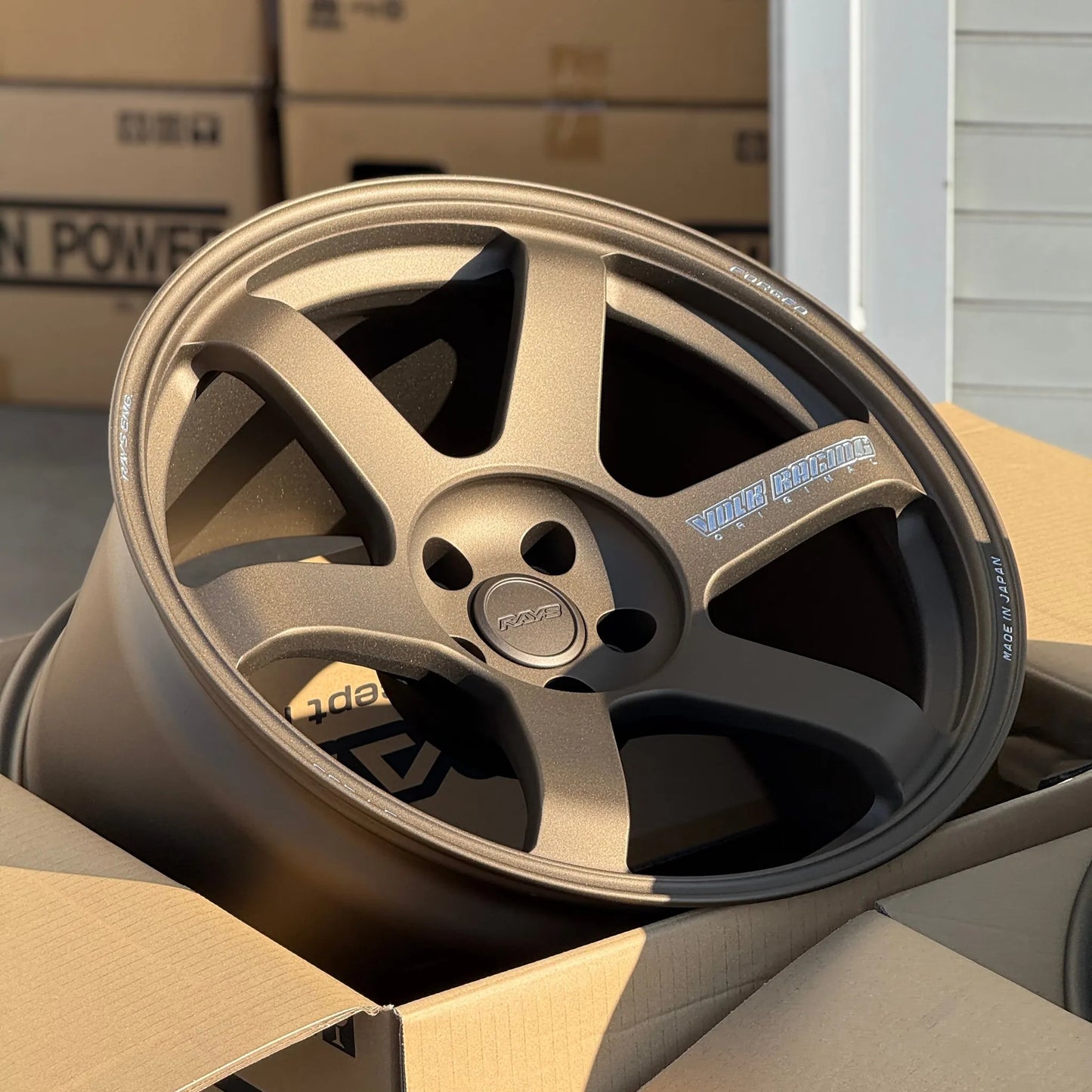 Volk Racing TE37 Saga S-Plus 19x10 +8, 19x11 +18 5x112 Matte Gunbronze (SET)