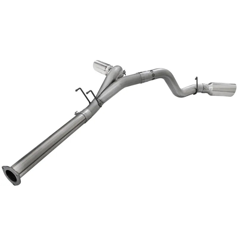 aFe HD 4in 409 SS DPF-Back Exhaust | Ford 11-16 F-250/350 (49-43065-P)